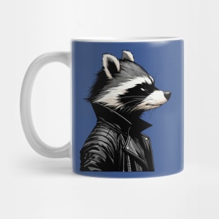 Cool Black Racoon Mug